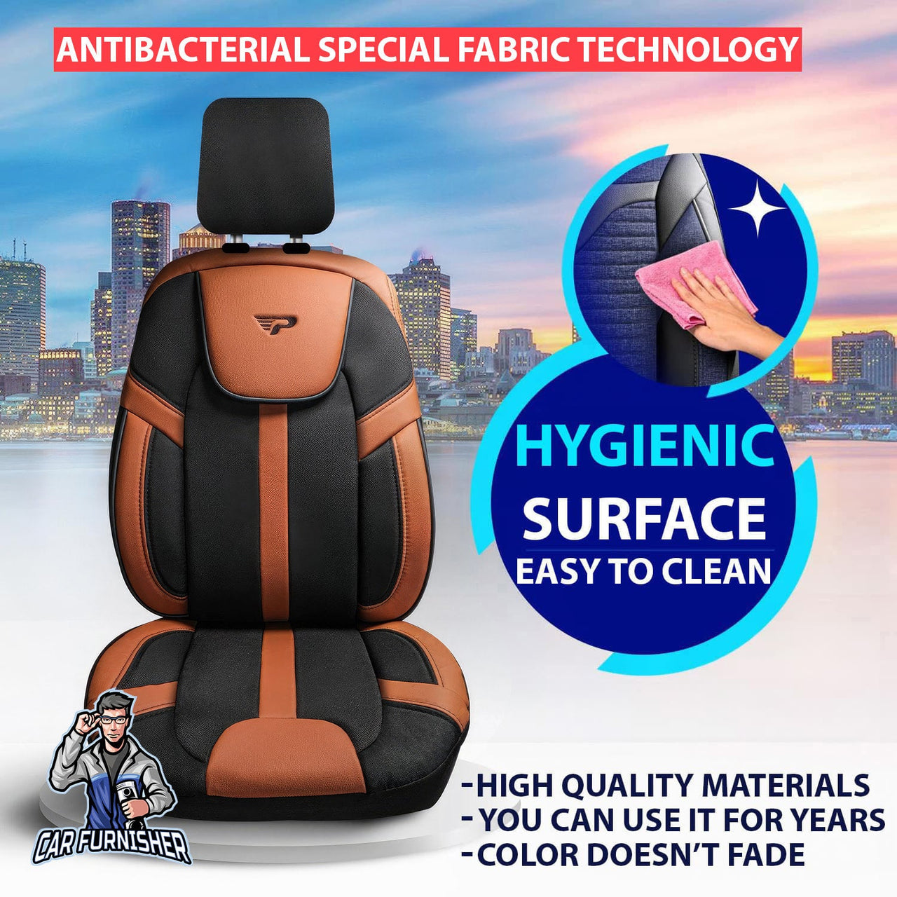 Skoda Kamiq Seat Covers Cappadocia Design