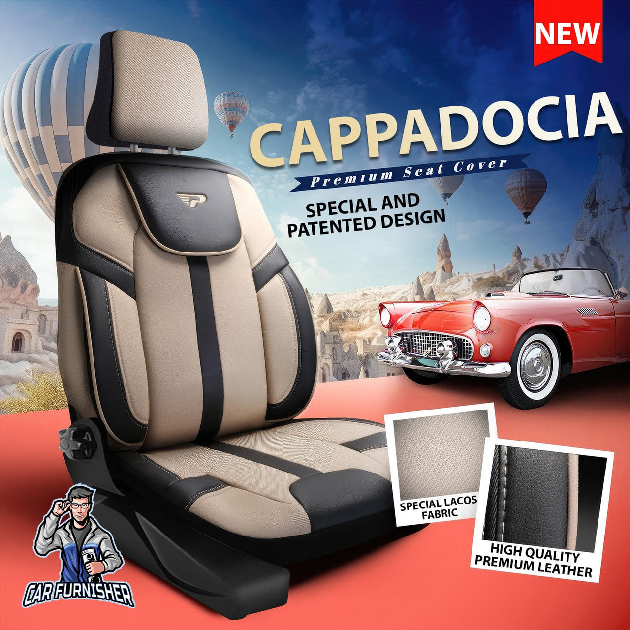 Volvo C40 Seat Covers Cappadocia Design