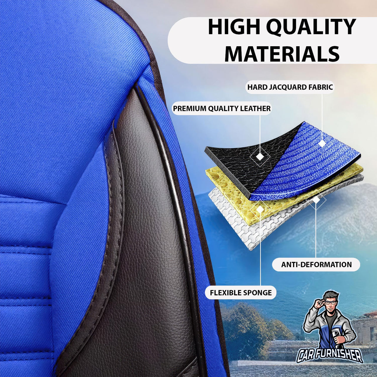 Skoda Karoq Seat Covers Athens Design