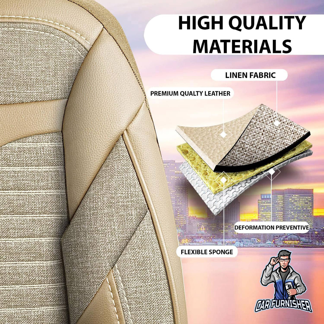 Volvo V90 Seat Covers Boston Design