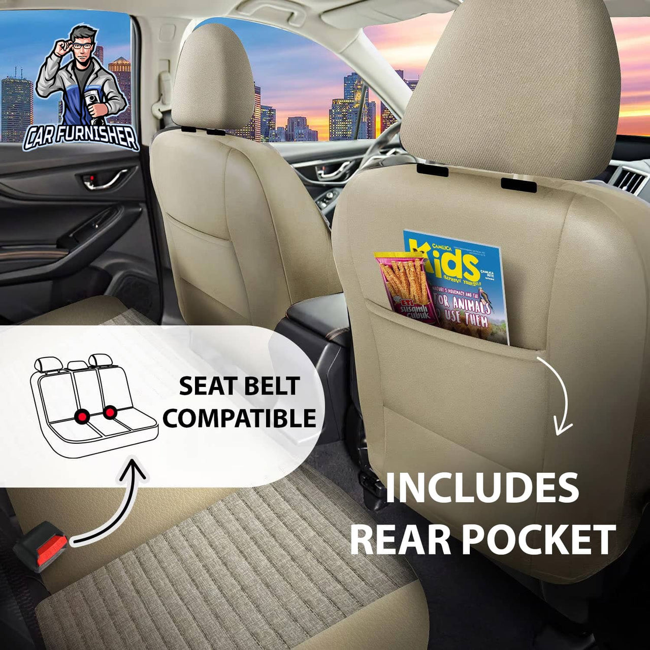 Skoda Karoq Seat Covers Boston Design