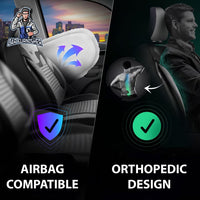 Thumbnail for Skoda Karoq Seat Covers Boston Velour Fabric Design