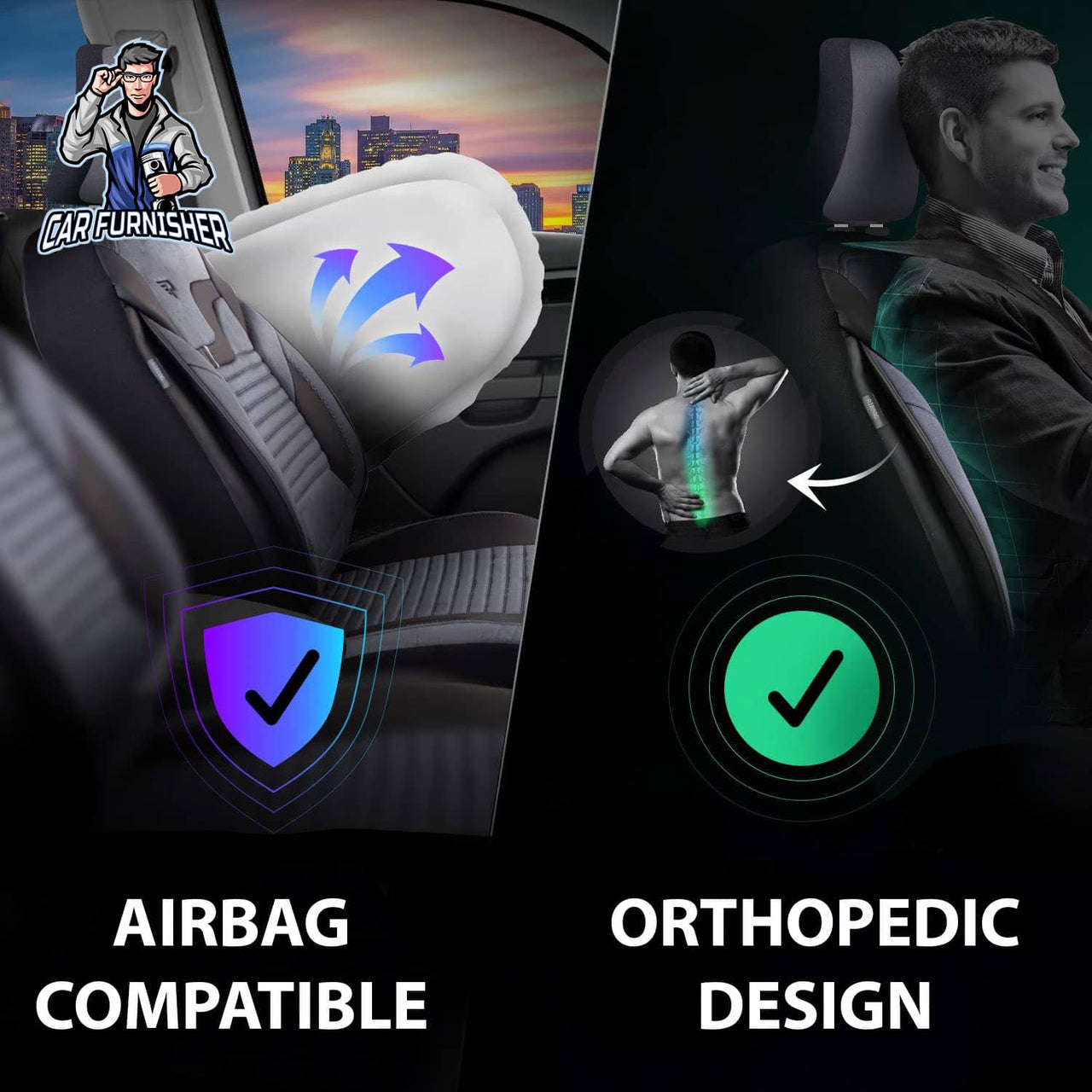 Skoda Karoq Seat Covers Boston Velour Fabric Design