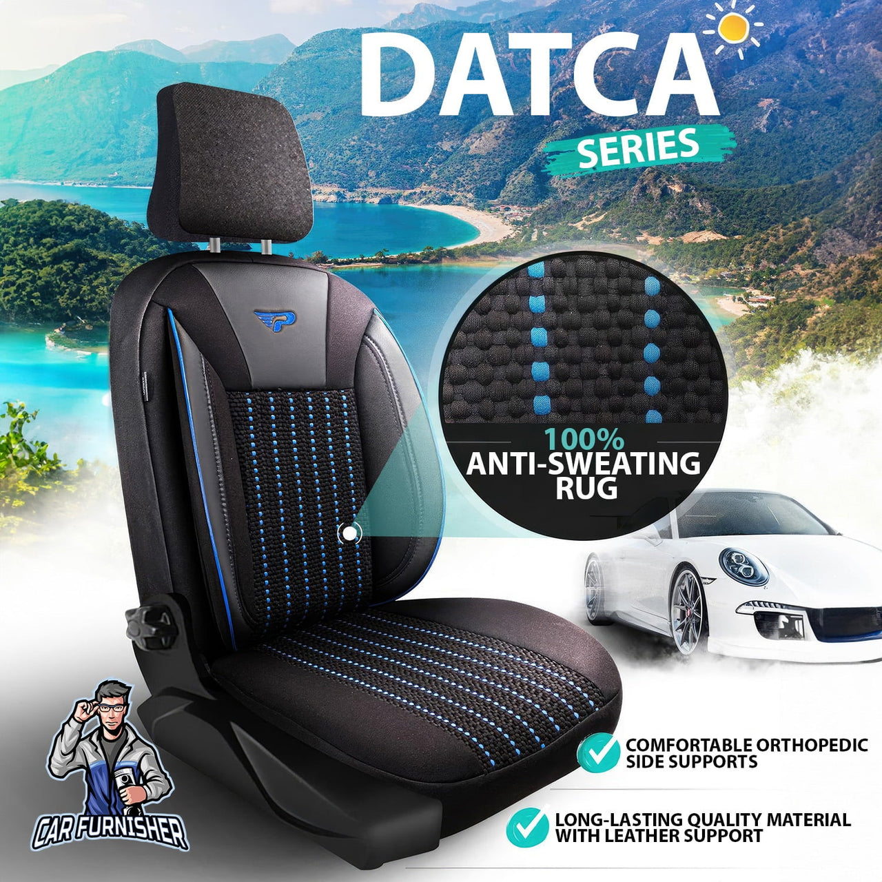Tesla Model 3 Seat Covers Datca Design