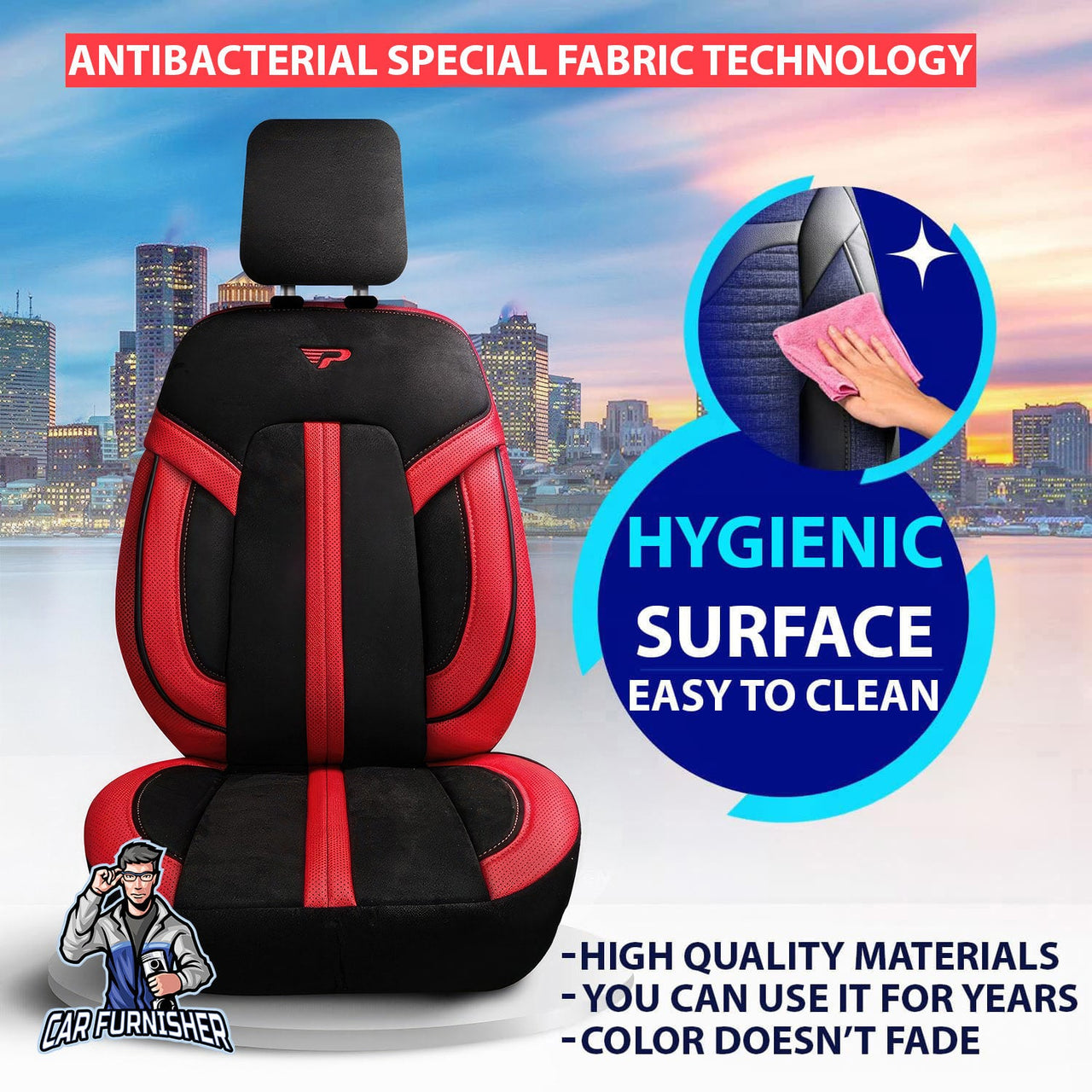 Tesla Model Y Seat Covers Lisbon Design