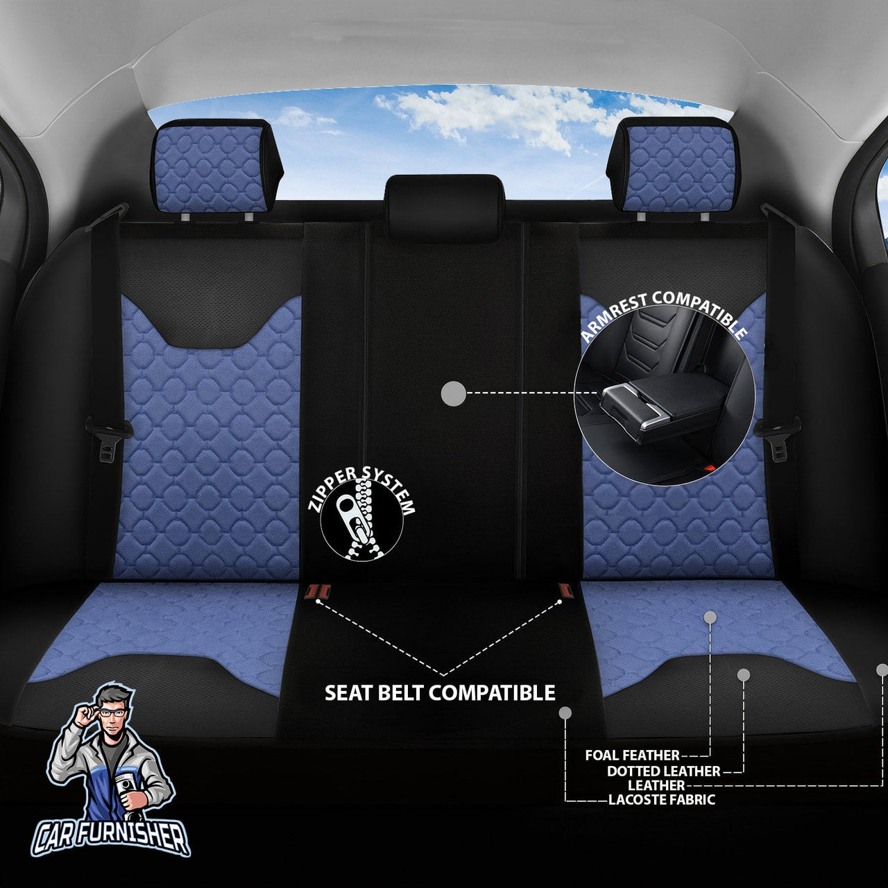 Tesla Model 3 Seat Covers VIP Design