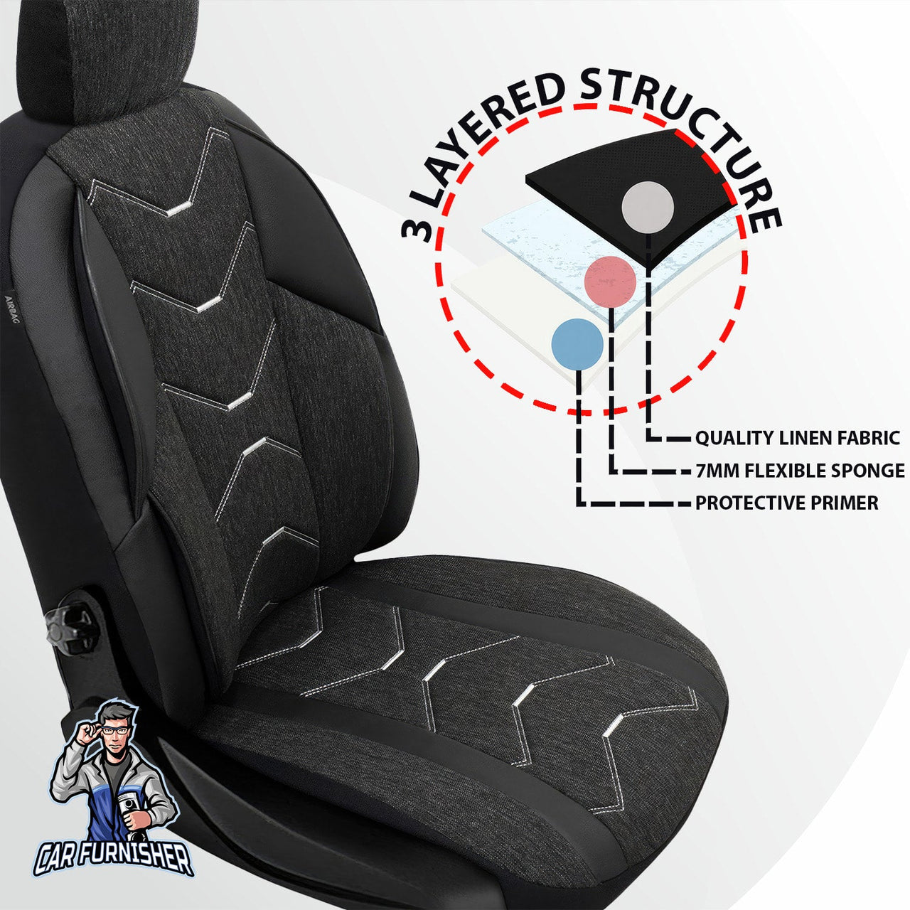 Hyundai iX55 Seat Covers Verita Elegance Design