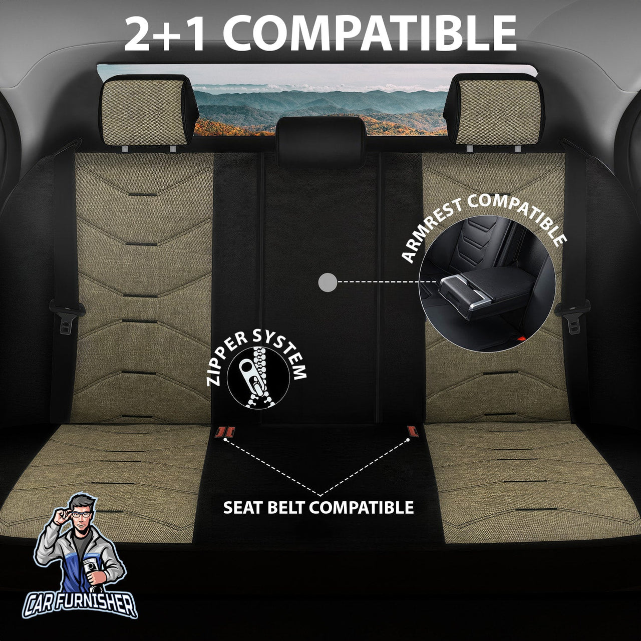 Volvo C40 Seat Covers Verita Elegance Design