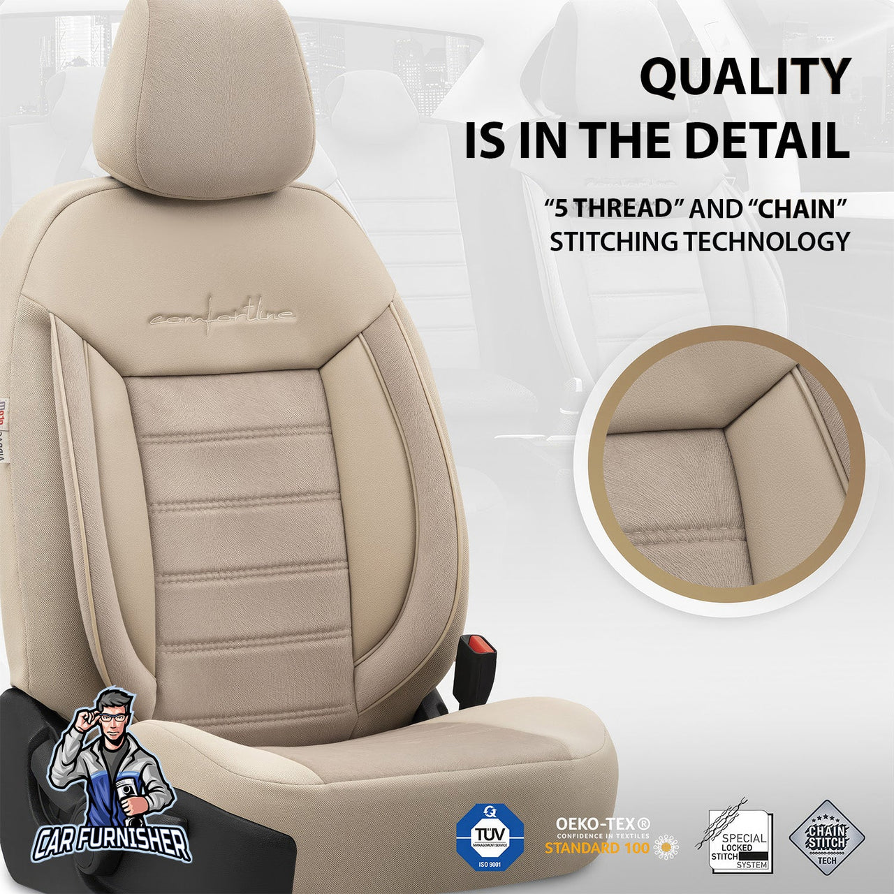 Skoda Scala Seat Covers Comfortline Design