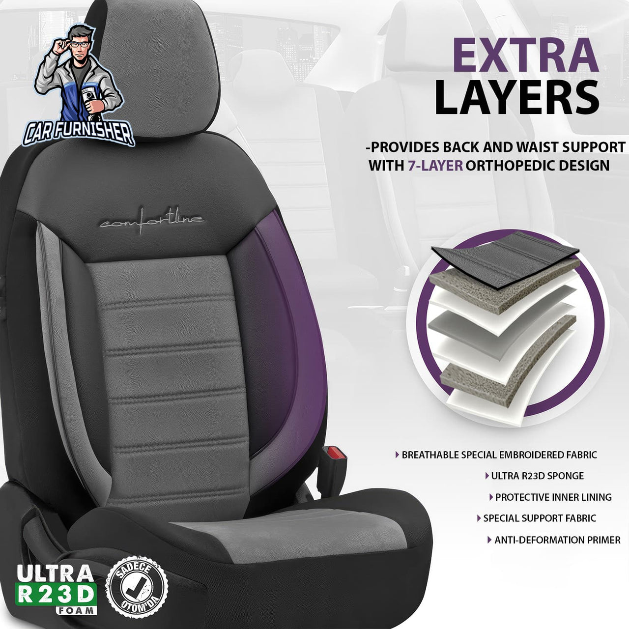 Skoda Scala Seat Covers Comfortline Design