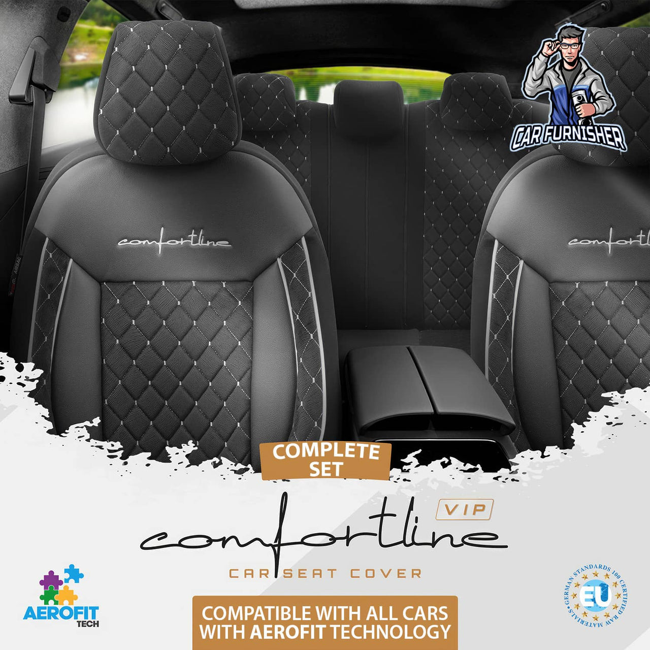 Skoda Rapid Seat Covers Comfortline Vip Design