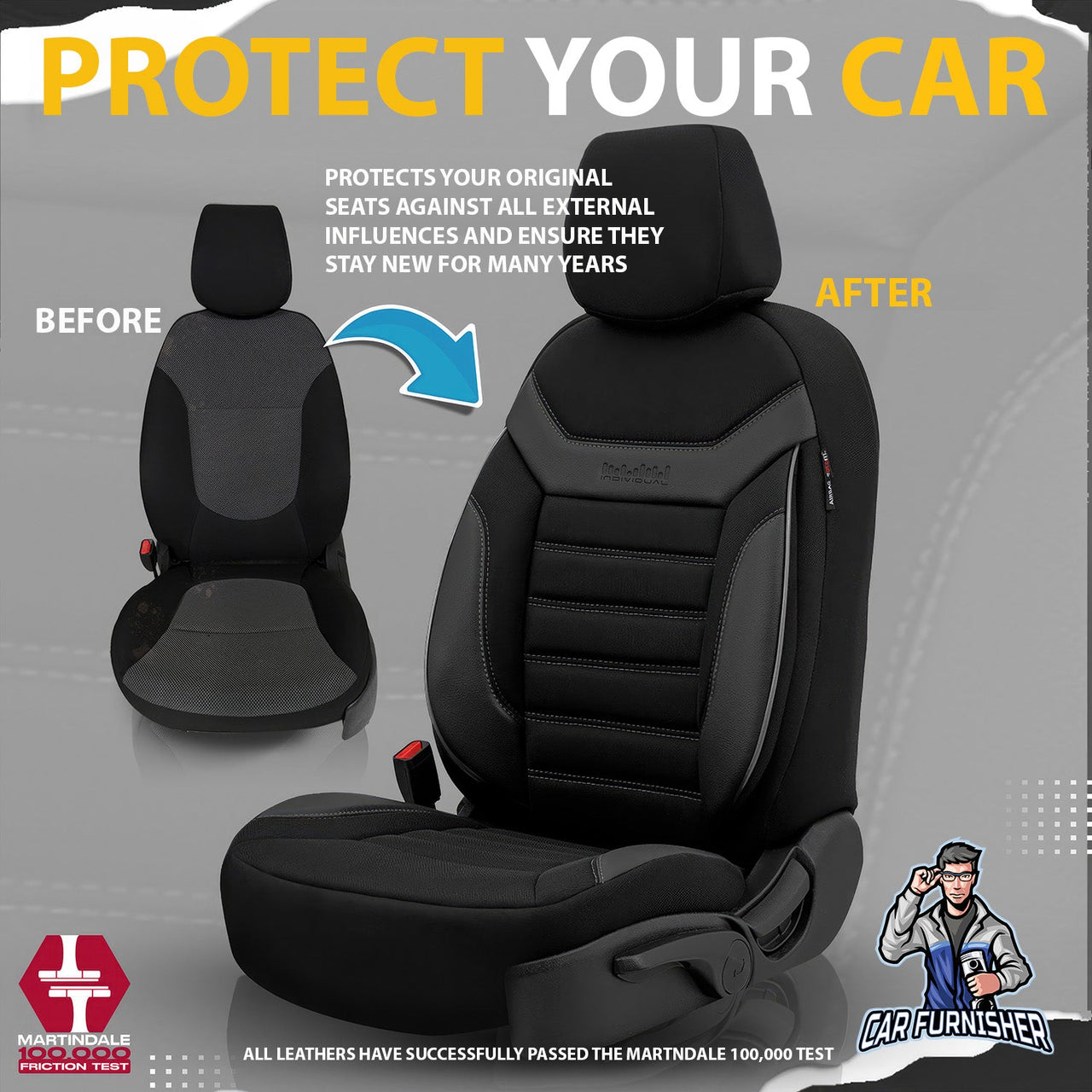 Hyundai Kona Seat Covers Extra Supportive Individual Design