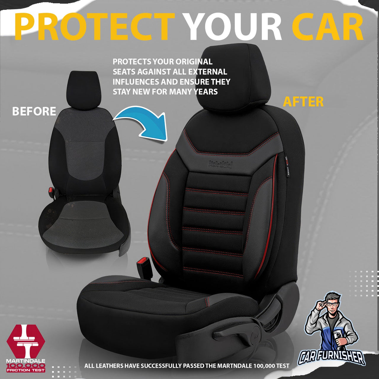 Skoda Rapid Seat Covers Extra Supportive Individual Design