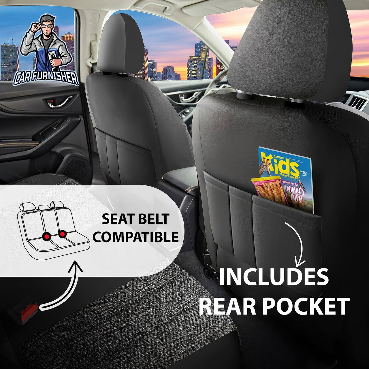 Skoda Karoq Seat Covers Marseille Design