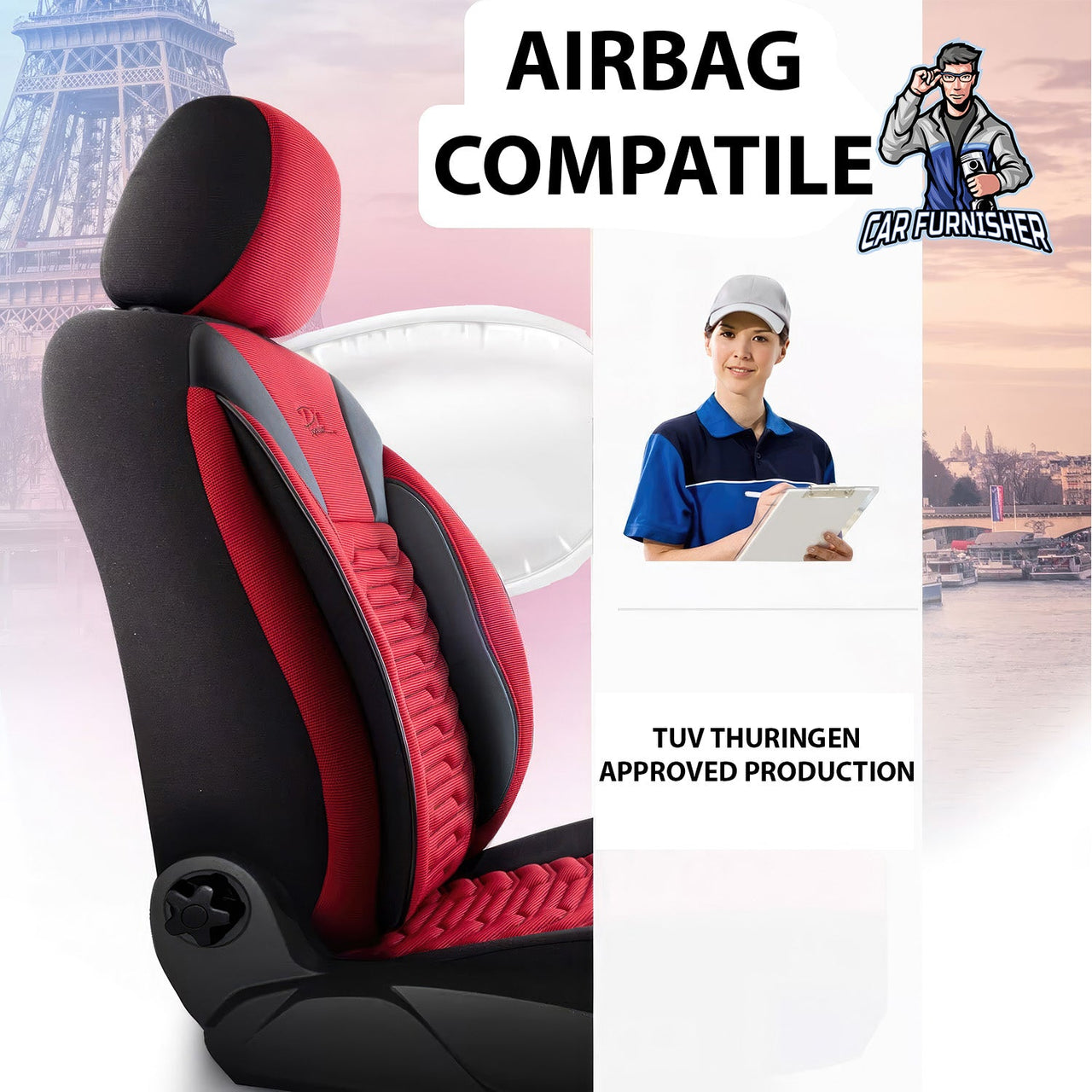 Skoda Fabia Seat Covers Paris Design