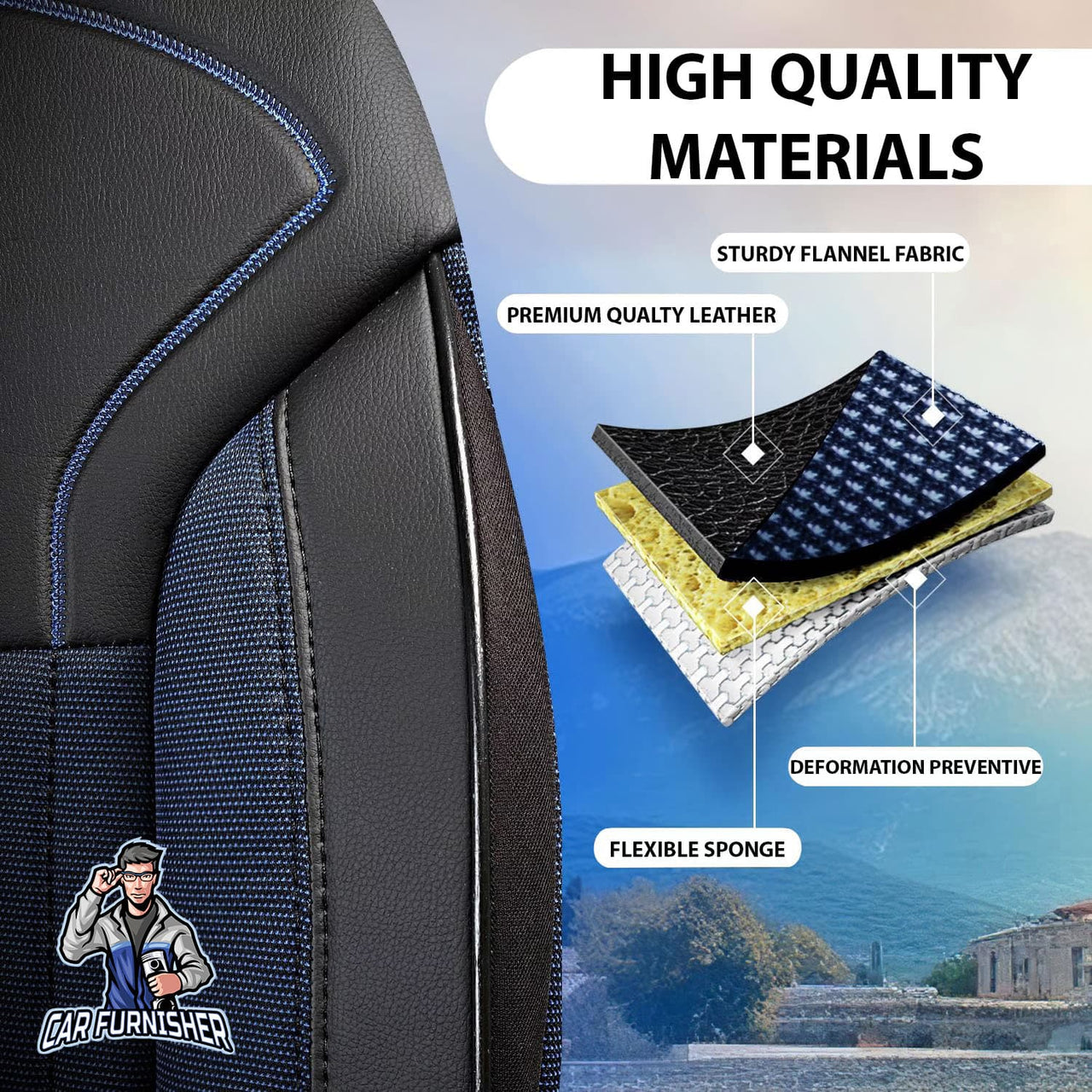 Skoda Karoq Seat Covers Prague Design