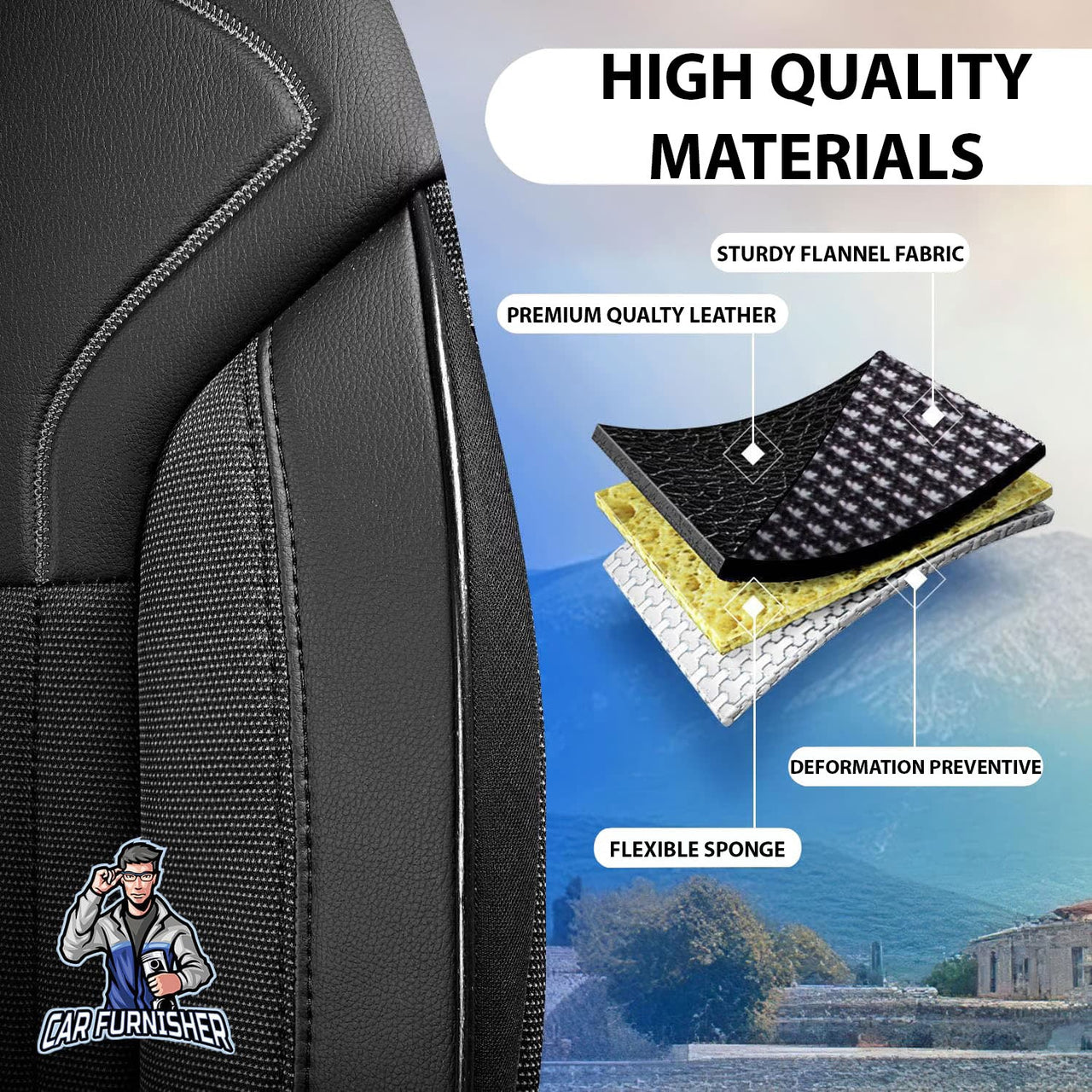 Skoda Rapid Seat Covers Prague Design