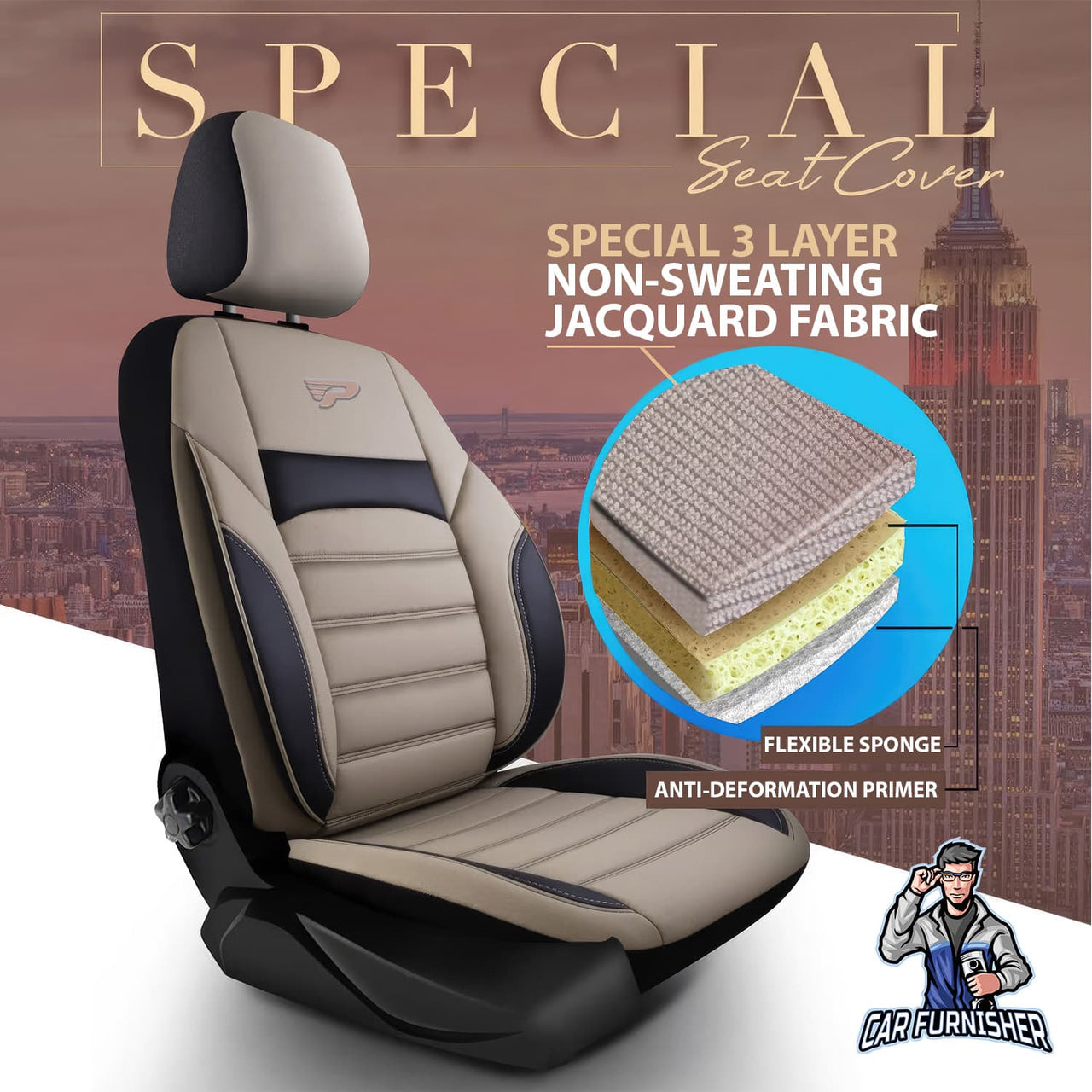 Tesla Model Y Seat Covers Special Design
