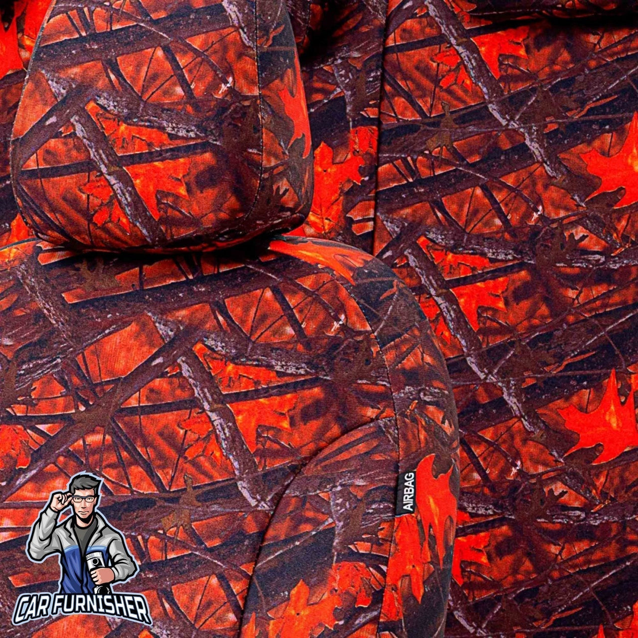 Mercedes Arocs Seat Cover Camouflage Waterproof Design