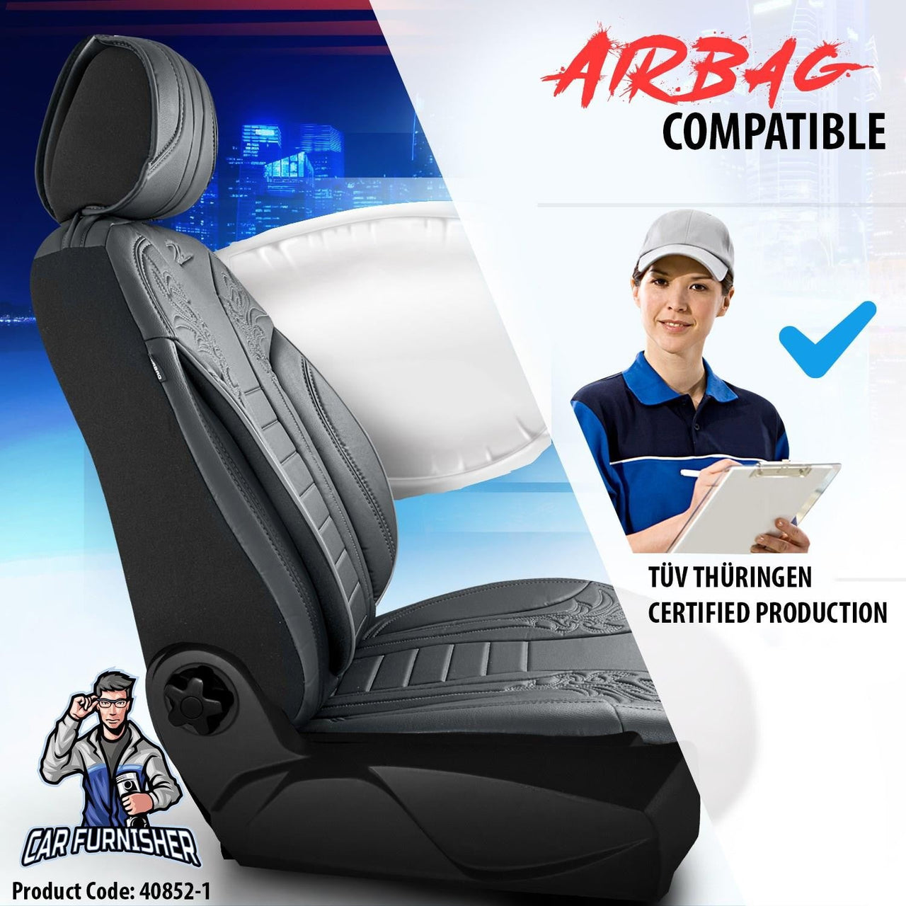 Volvo C40 Seat Covers Tokyo Design