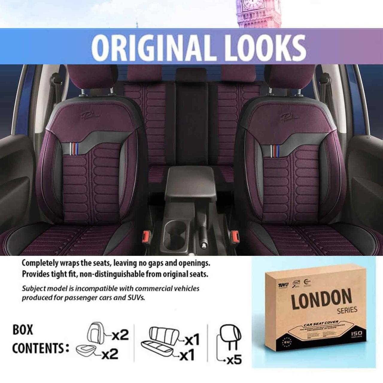 Tesla Model 3 Seat Covers London Design
