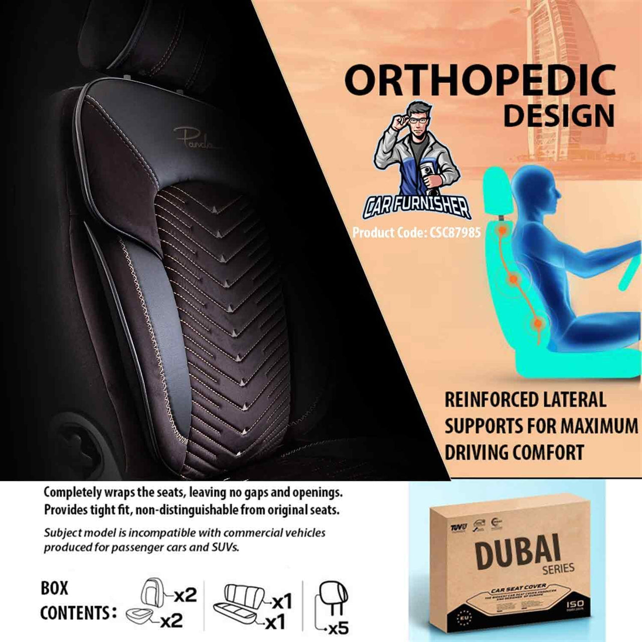 Skoda Rapid Seat Covers Dubai Design
