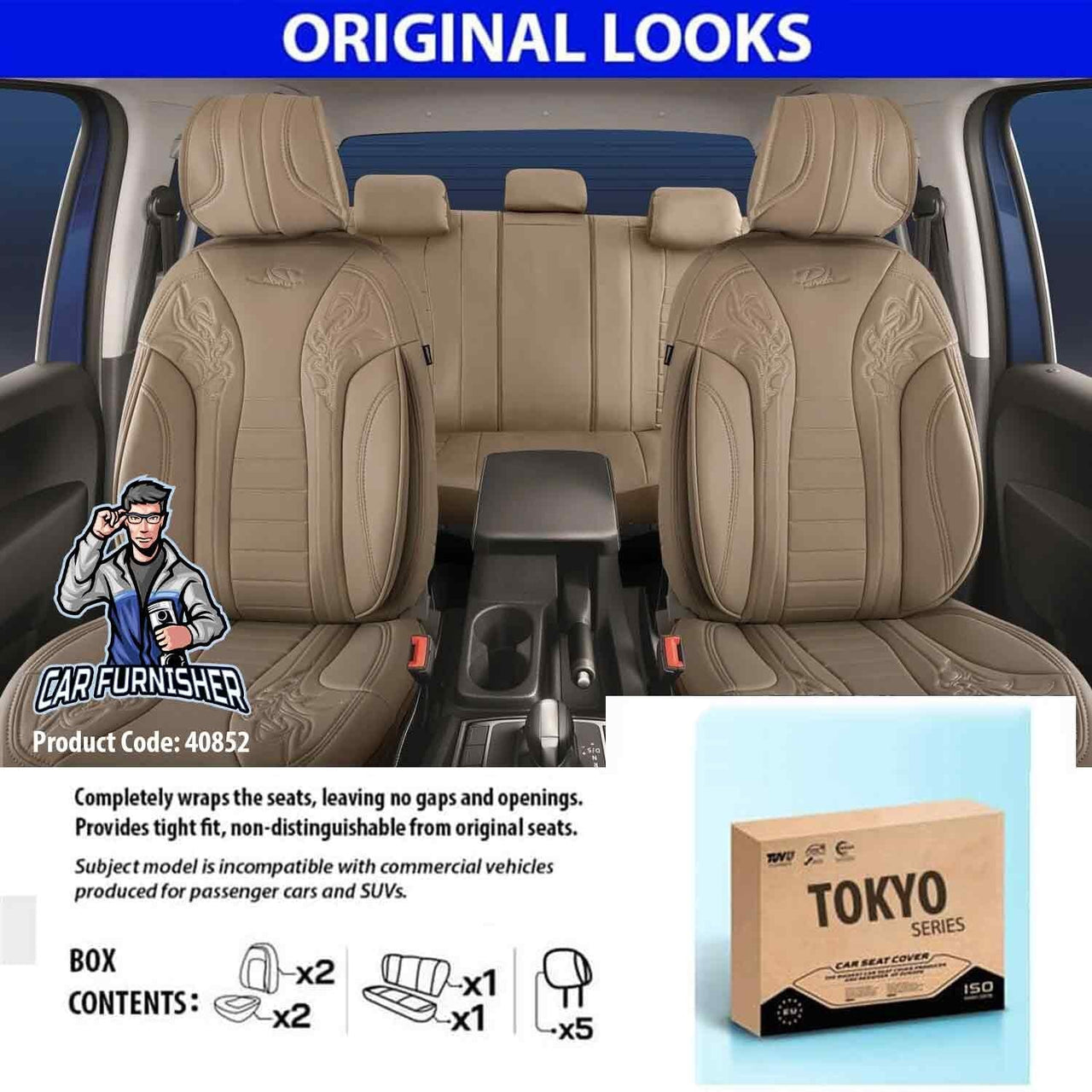Volvo S80 Seat Covers Tokyo Design