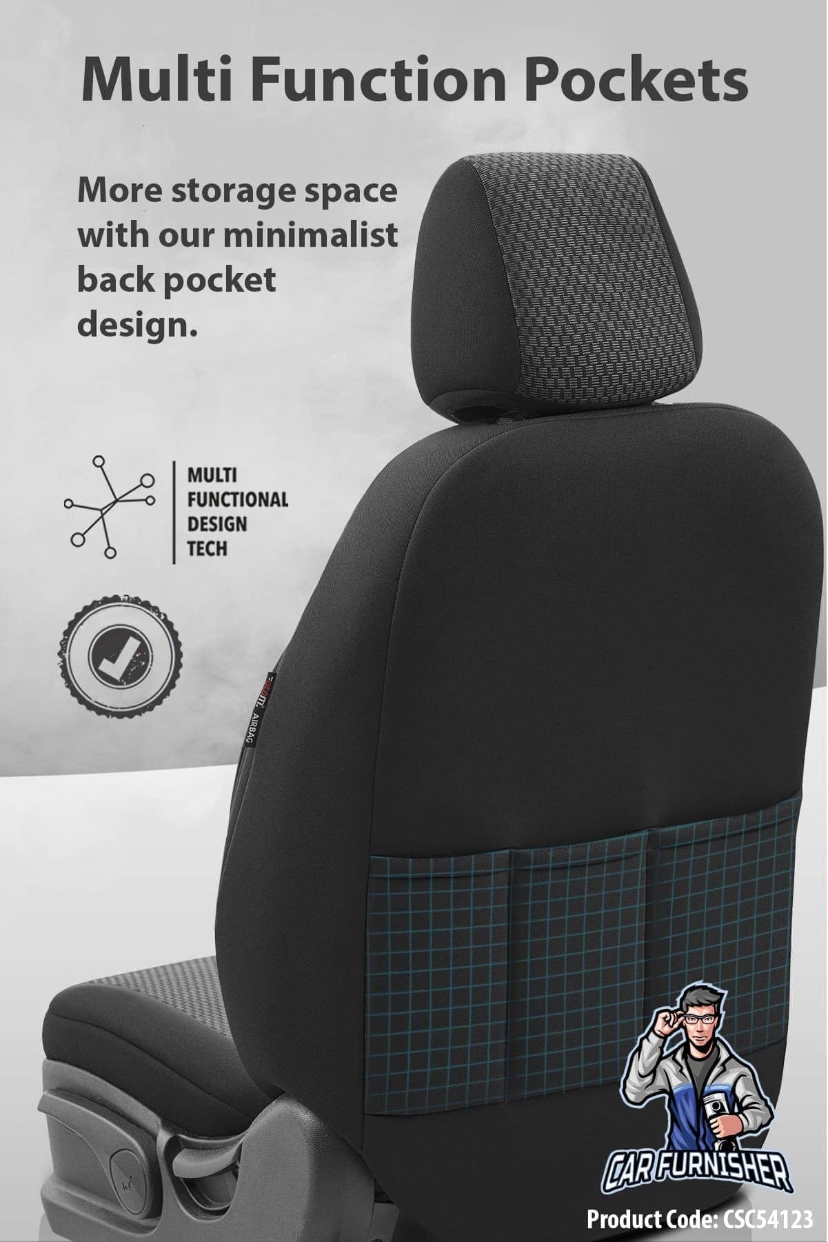 Skoda Karoq Seat Covers Line Design