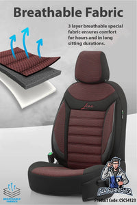 Thumbnail for Fiat Idea Seat Covers Line Design