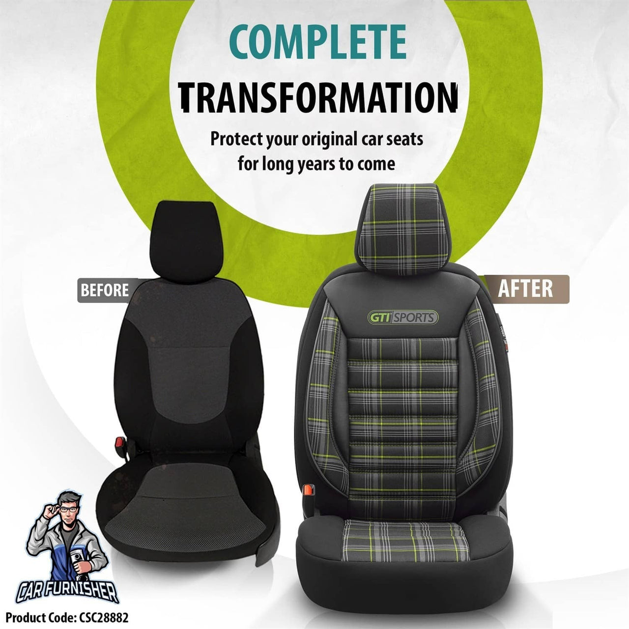 Skoda Rapid Seat Covers GTI Sports Design