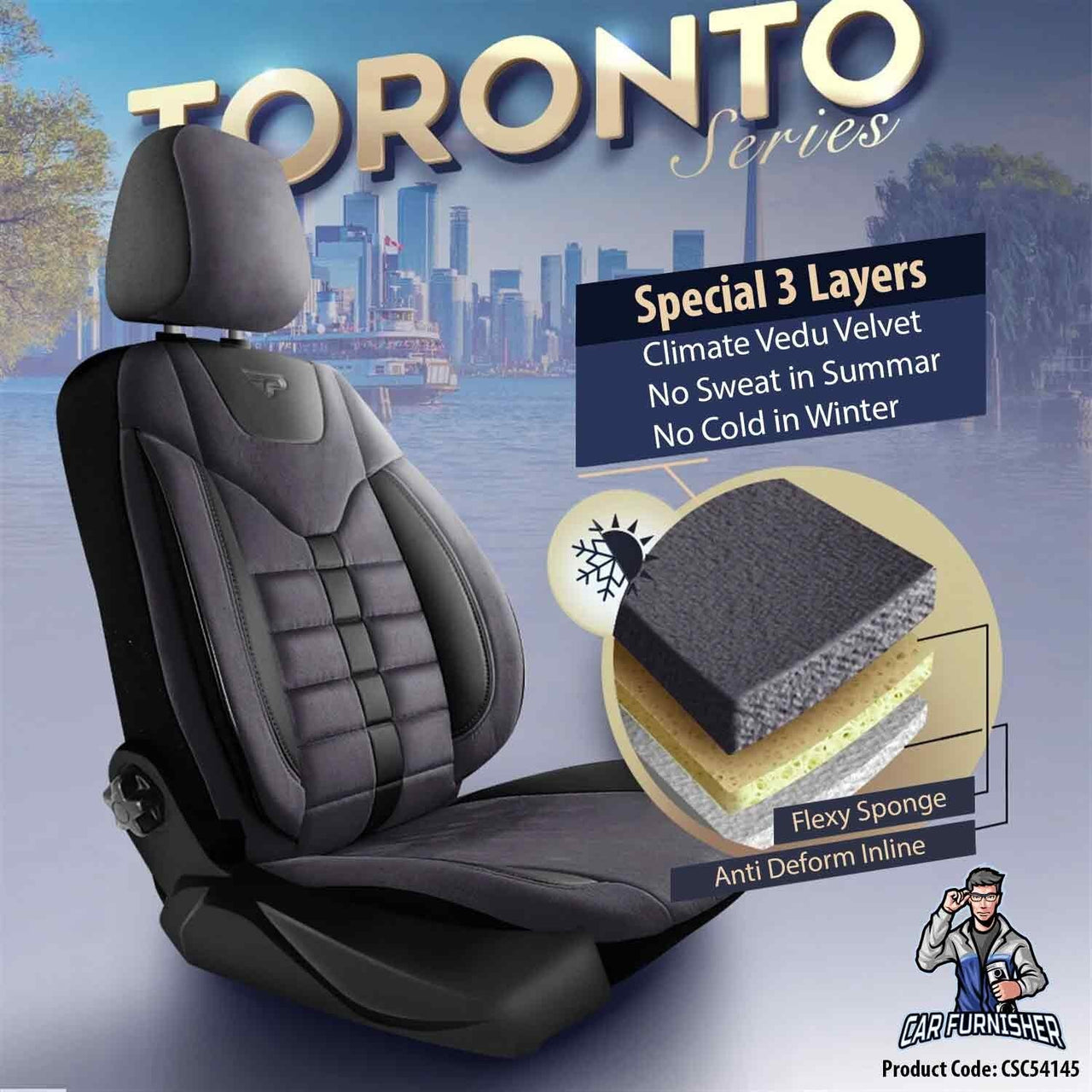 Tesla Model 3 Seat Covers Toronto Design