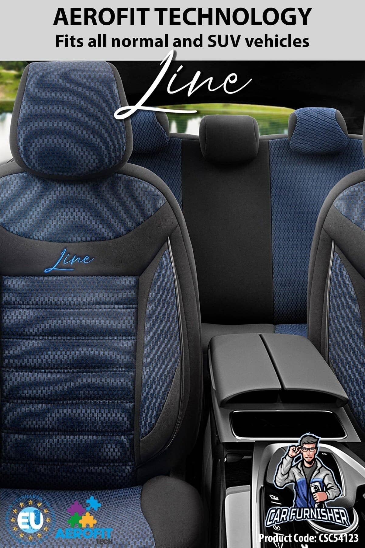 Volvo S80 Seat Covers Line Design