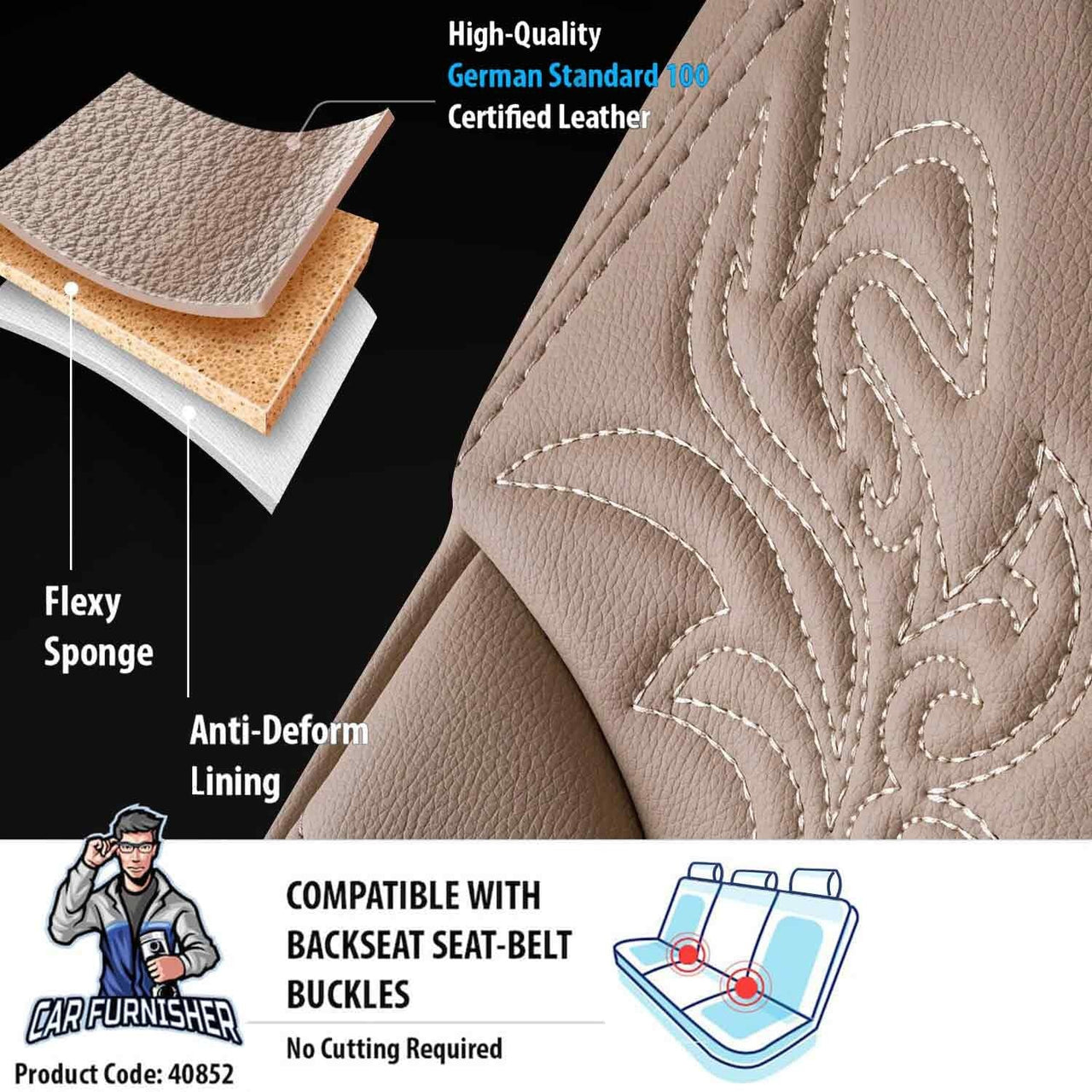 Skoda Kodiaq Seat Covers Tokyo Design