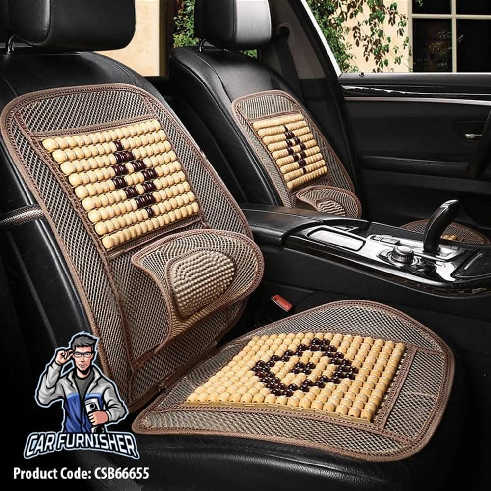 Car Seat Wooden Beads & Beaded Auto Seat Covers