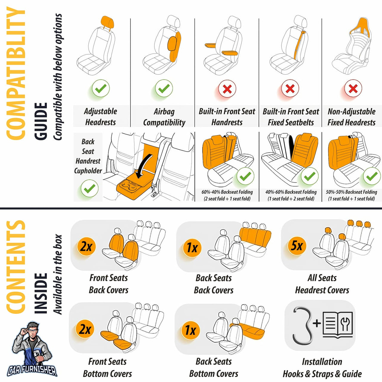 Hyundai Excel Seat Covers Core Design