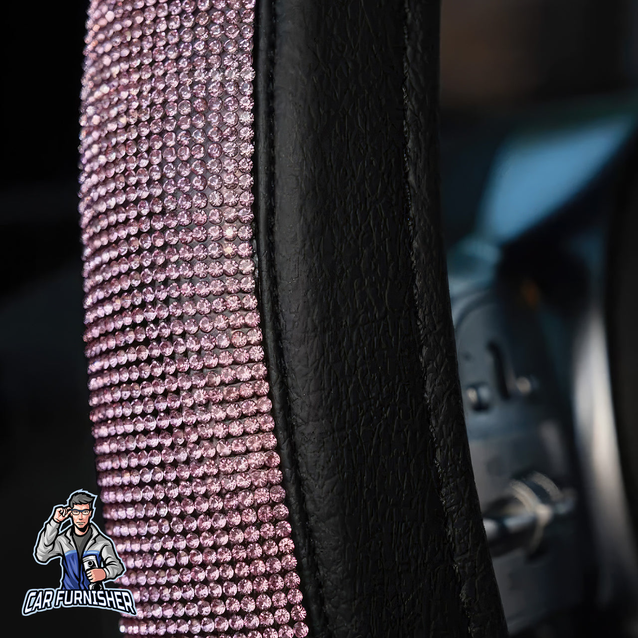 Sparkling Luxury Bling Steering Wheel Cover | Swarovski Crystals