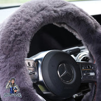 Thumbnail for Fluffy Plush Steering Wheel Cover | Extra Soft