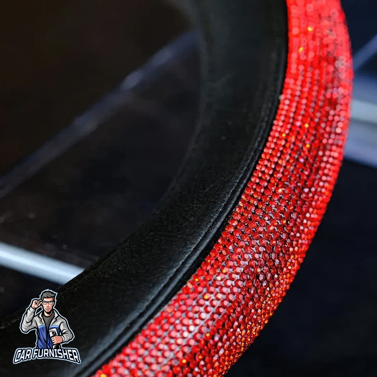 Sparkling Luxury Bling Steering Wheel Cover | Swarovski Crystals