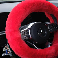 Thumbnail for Fluffy Plush Steering Wheel Cover | Extra Soft