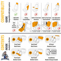 Thumbnail for Fiat Fullback Seat Covers Line Design