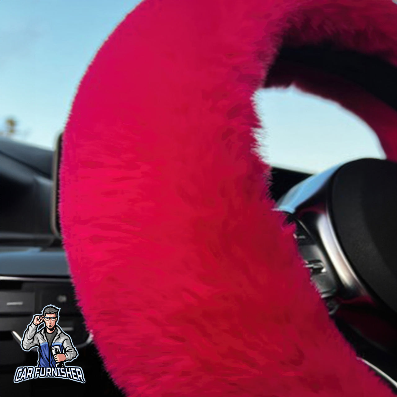 Fluffy Plush Steering Wheel Cover | Extra Soft