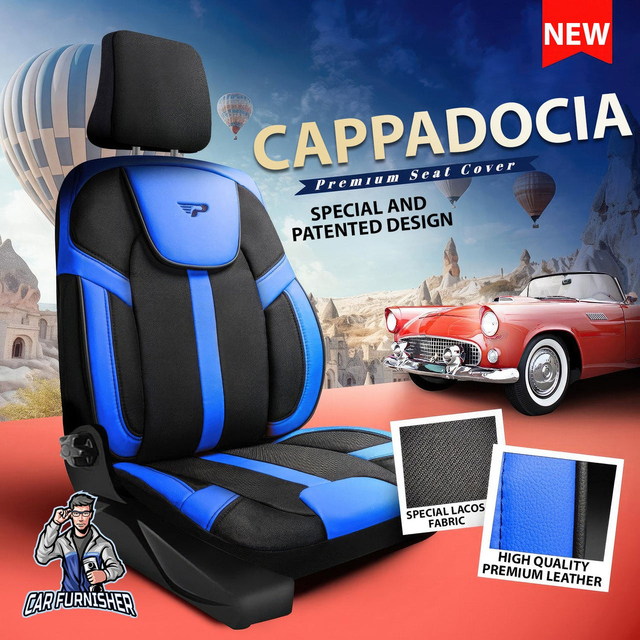 Hyundai Solaris Seat Covers Cappadocia Design