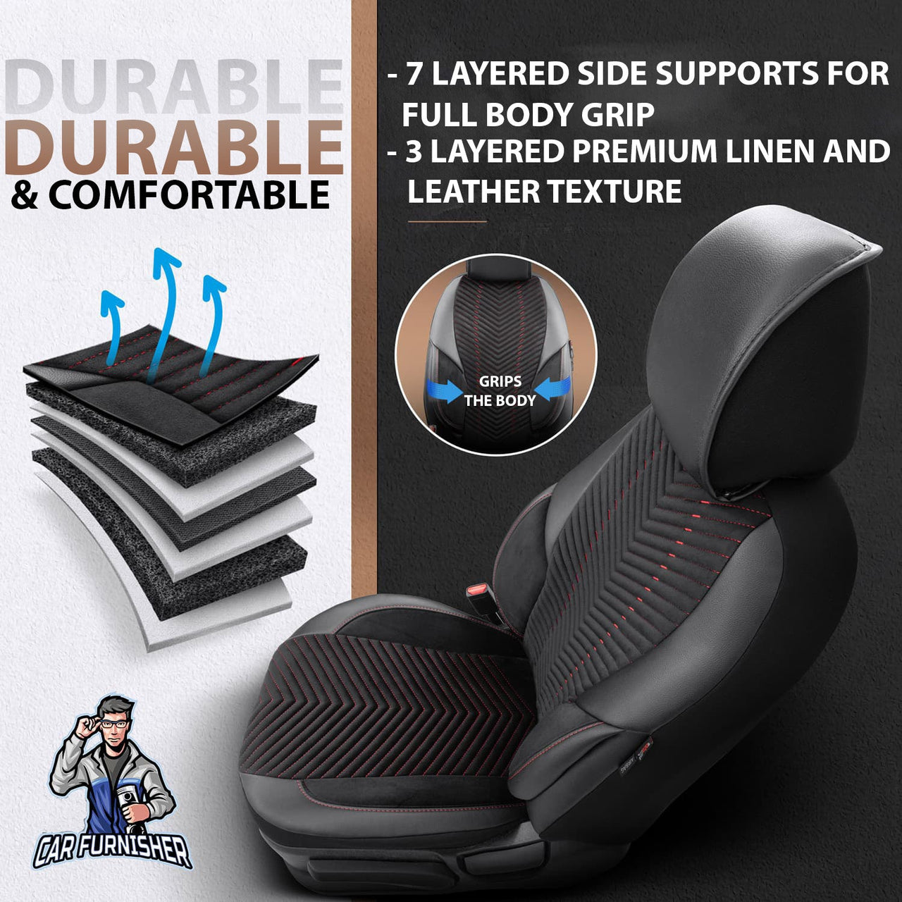 Nissan Navara Seat Covers Advanced Babyface Design