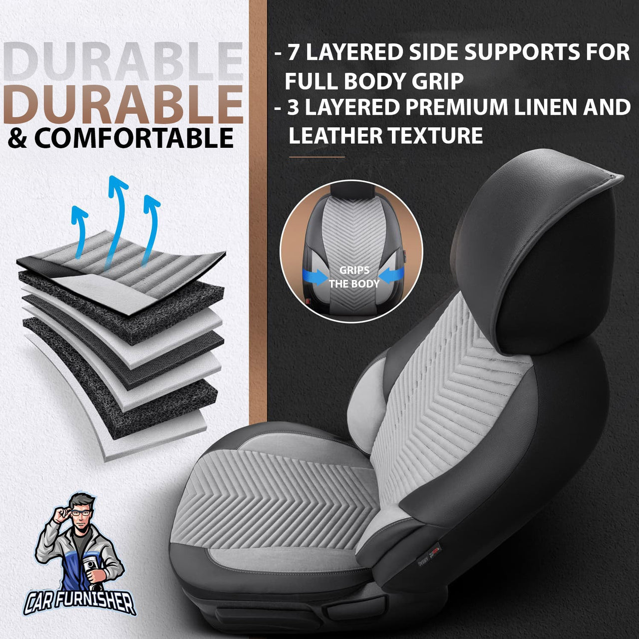 Nissan Navara Seat Covers Advanced Babyface Design