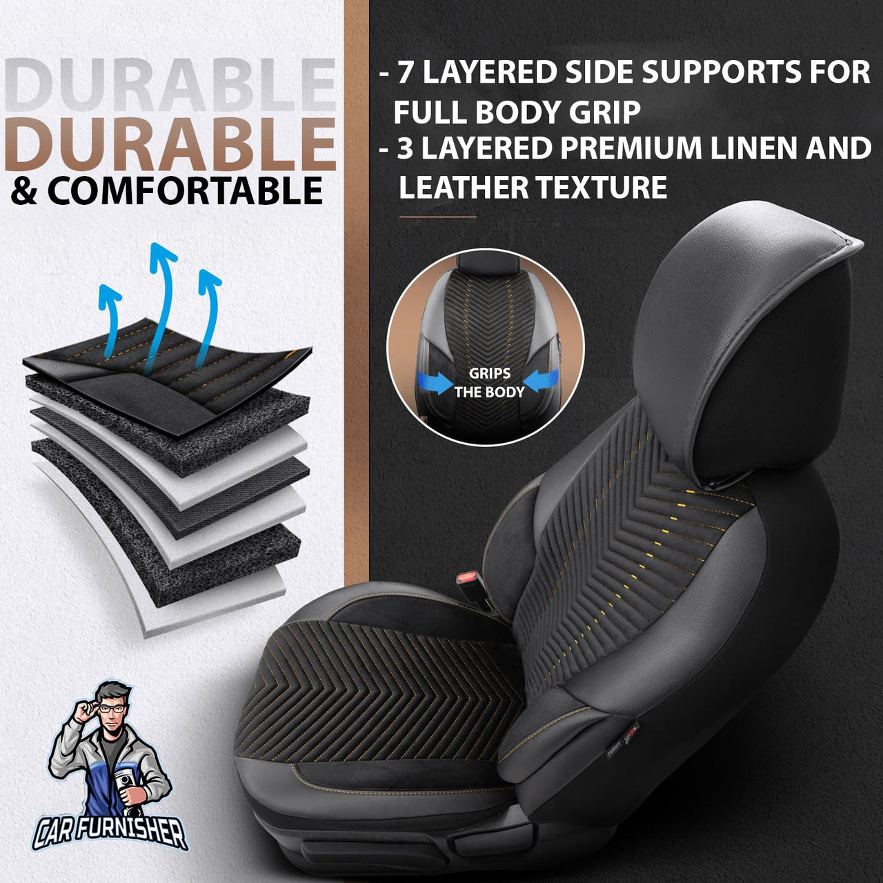 Nissan Navara Seat Covers Advanced Babyface Design