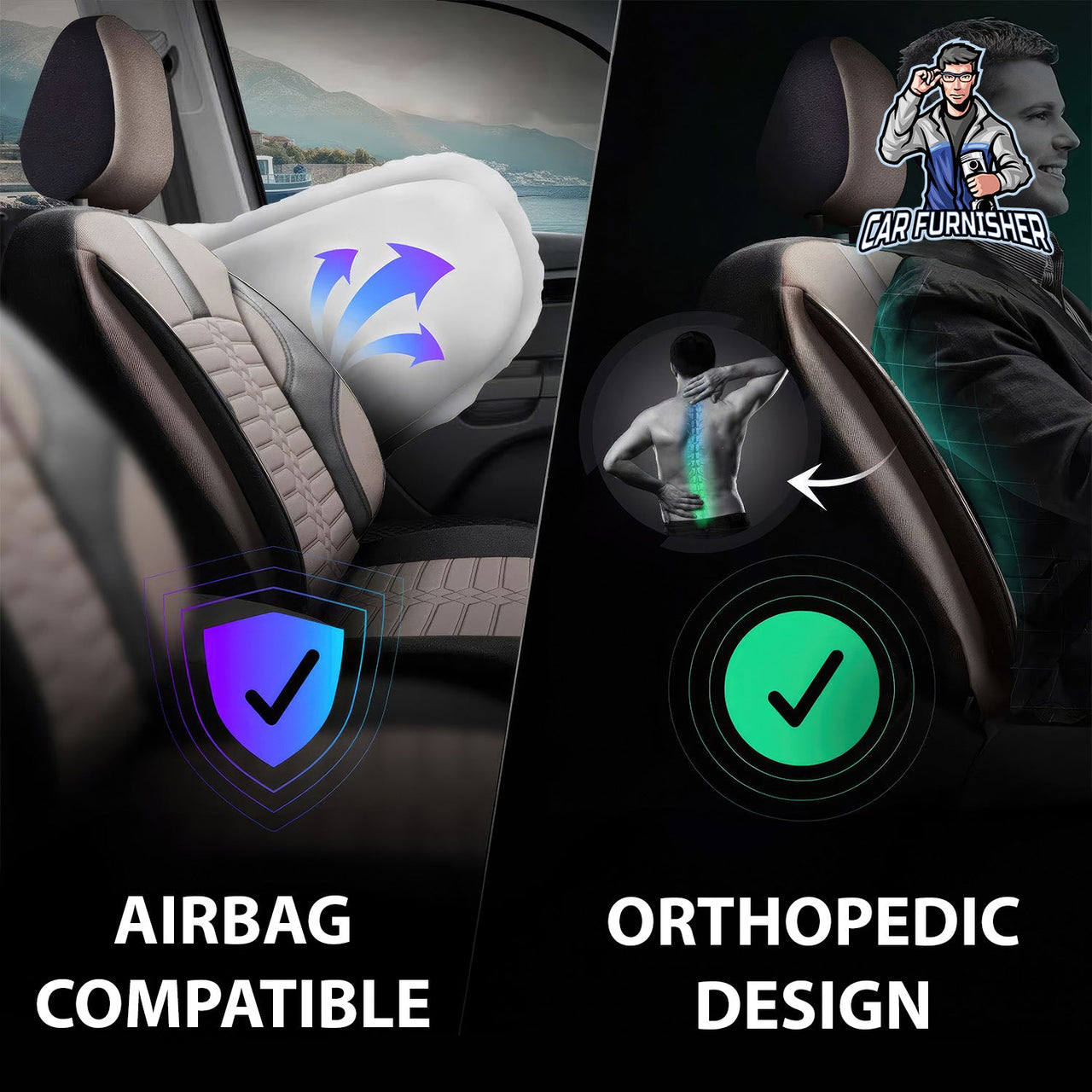 Fiat Panda Seat Covers Athens Design