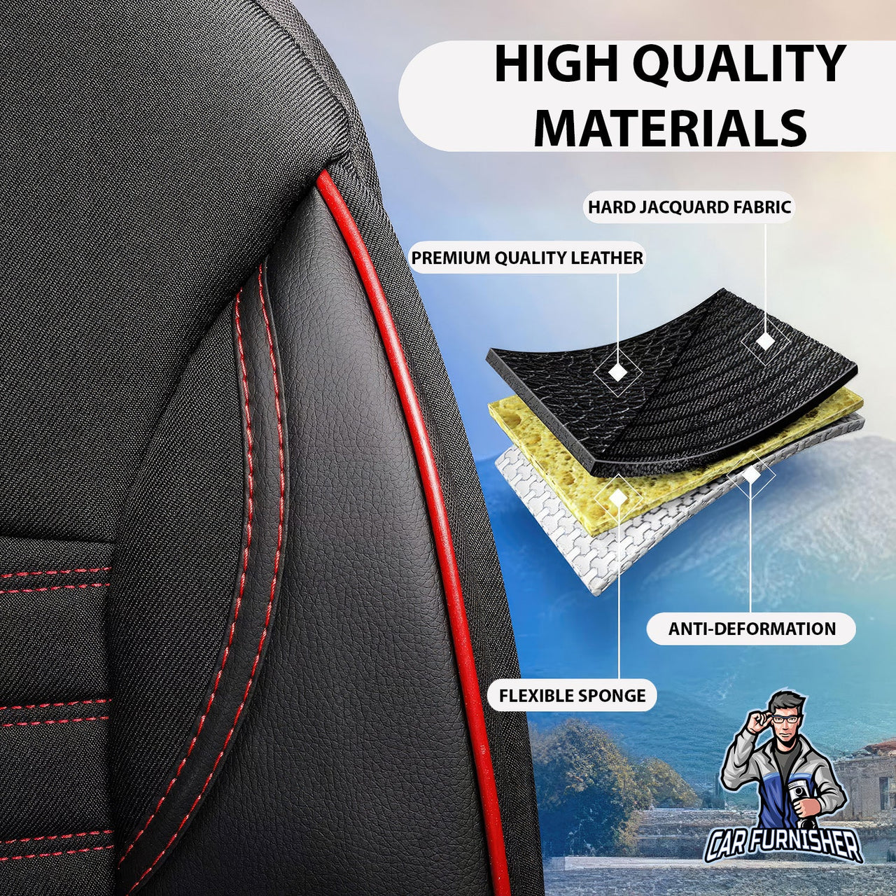 Fiat Fiorino Seat Covers Athens Design
