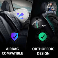 Thumbnail for Nissan Navara Seat Covers Athens Design