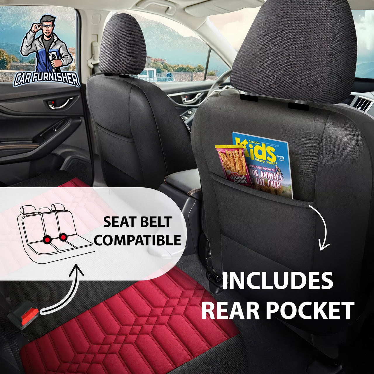 Tesla Model 3 Seat Covers Athens Design