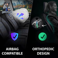 Thumbnail for Skoda Favorit Seat Covers Atlanta Linen Fabric Design